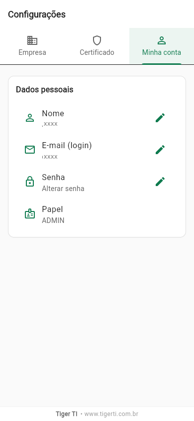 Aba Minha conta