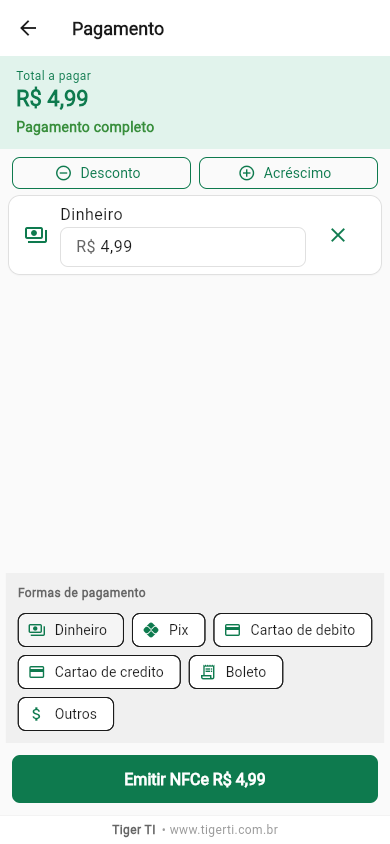 Pagamento completo