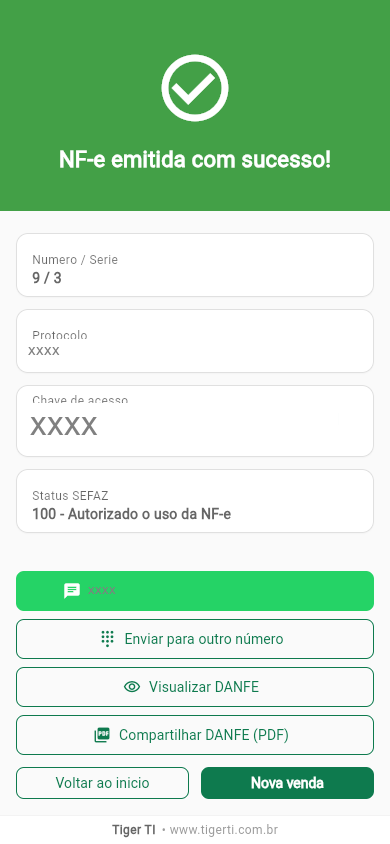 NF-e autorizada