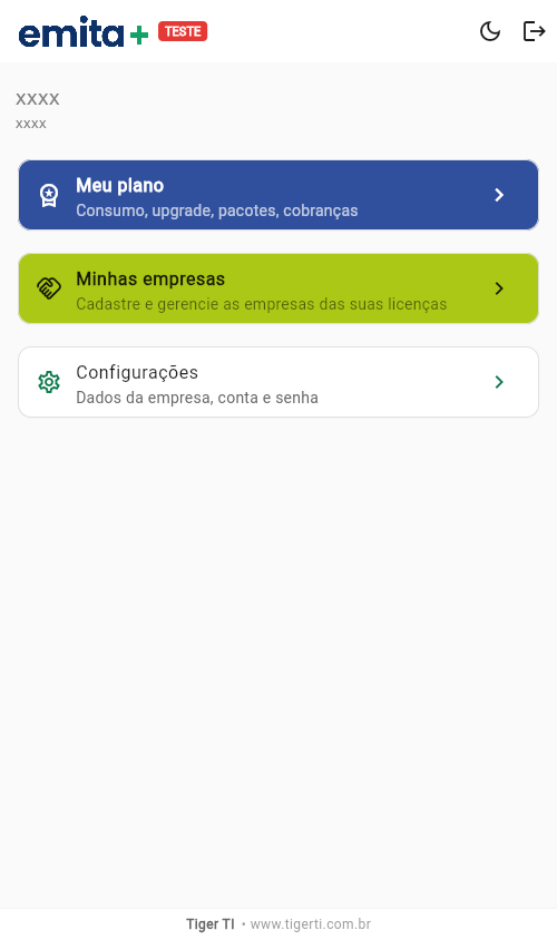 Home do parceiro